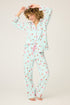 Pj Salvage Flannels Ma Cherie Cherry Print 3-Piece PJ Set